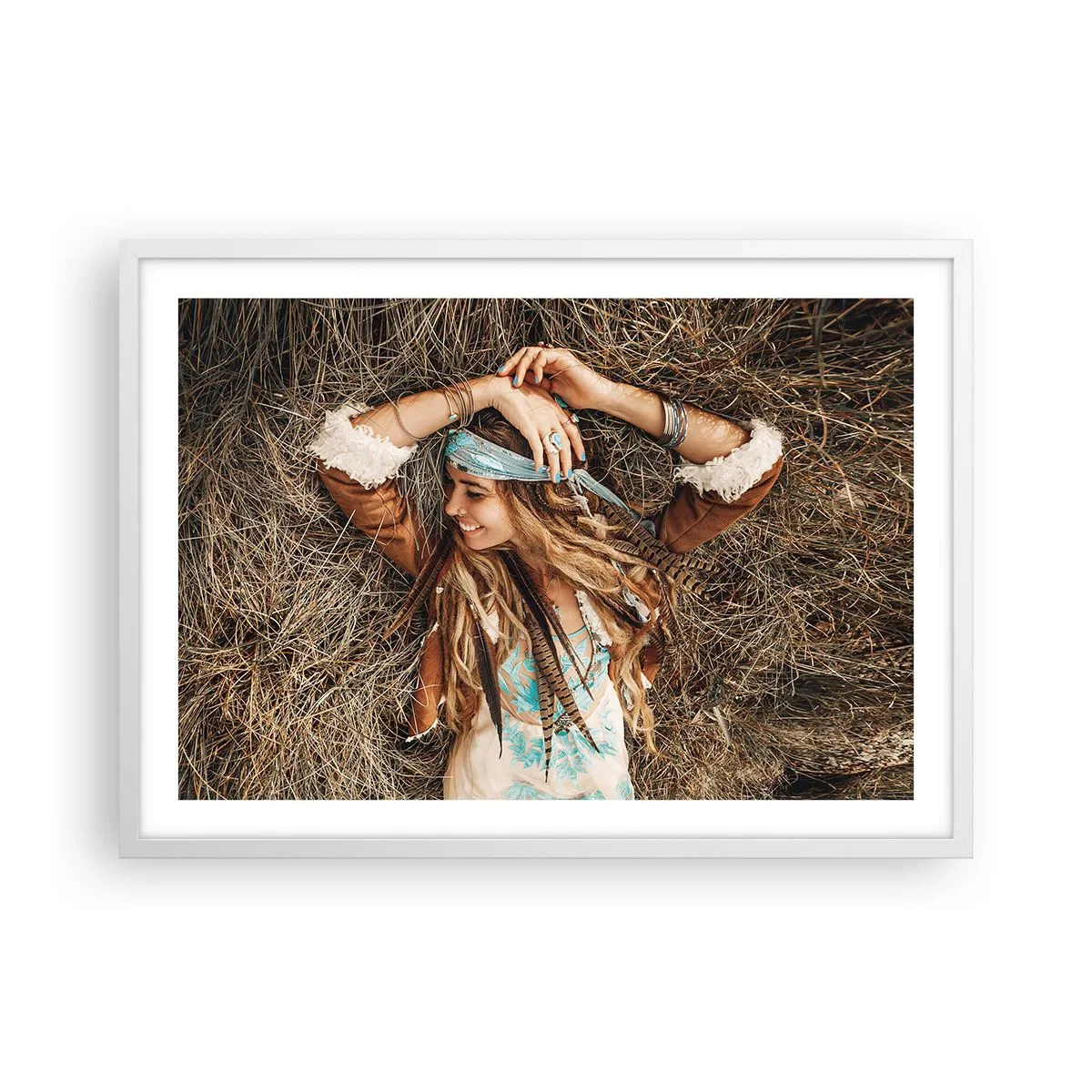 Poster in cornice bianca - Verso gli anni dell'amore - 70x50 cm