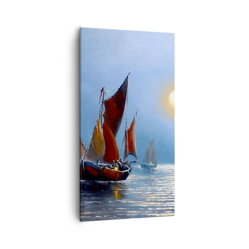 Quadro su tela - Stampe su Tela - Pesca notturna - 55x100 cm