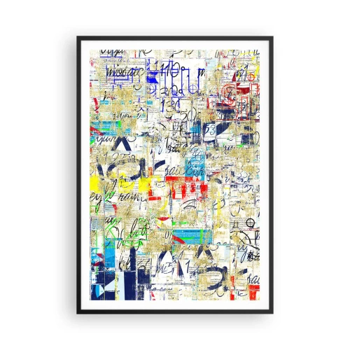 Poster in cornice nera - Semplicemente bello da vedere - 70x100 cm