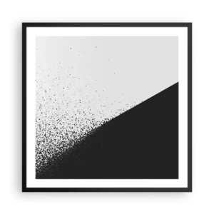 Poster in cornice nera - Più veloce, sempre di più - 60x60 cm
