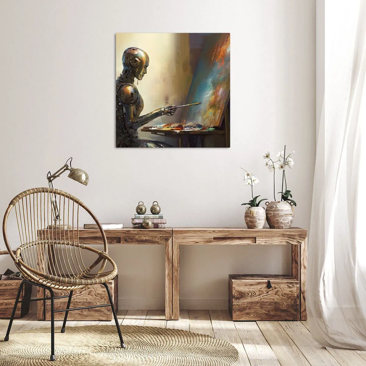 Quadro su tela - Stampe su Tela - L'arte del futuro - 40x40 cm