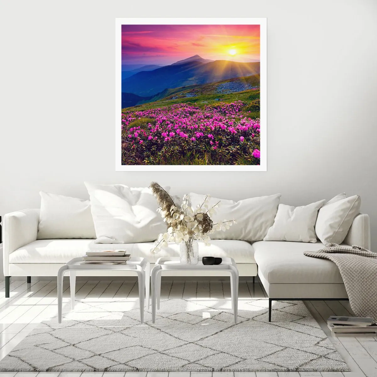 Poster - Odore di mugo e profumo di erbe - 40x40 cm