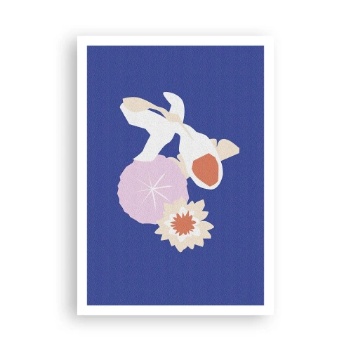 Poster - Composizione di fiori e boccioli - 70x100 cm