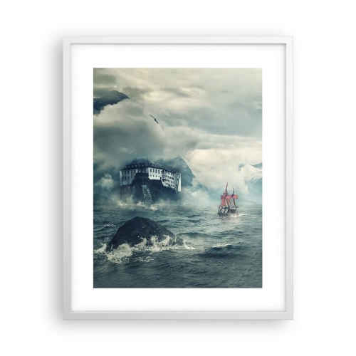 Poster in cornice bianca - Sulle acque magiche - 40x50 cm