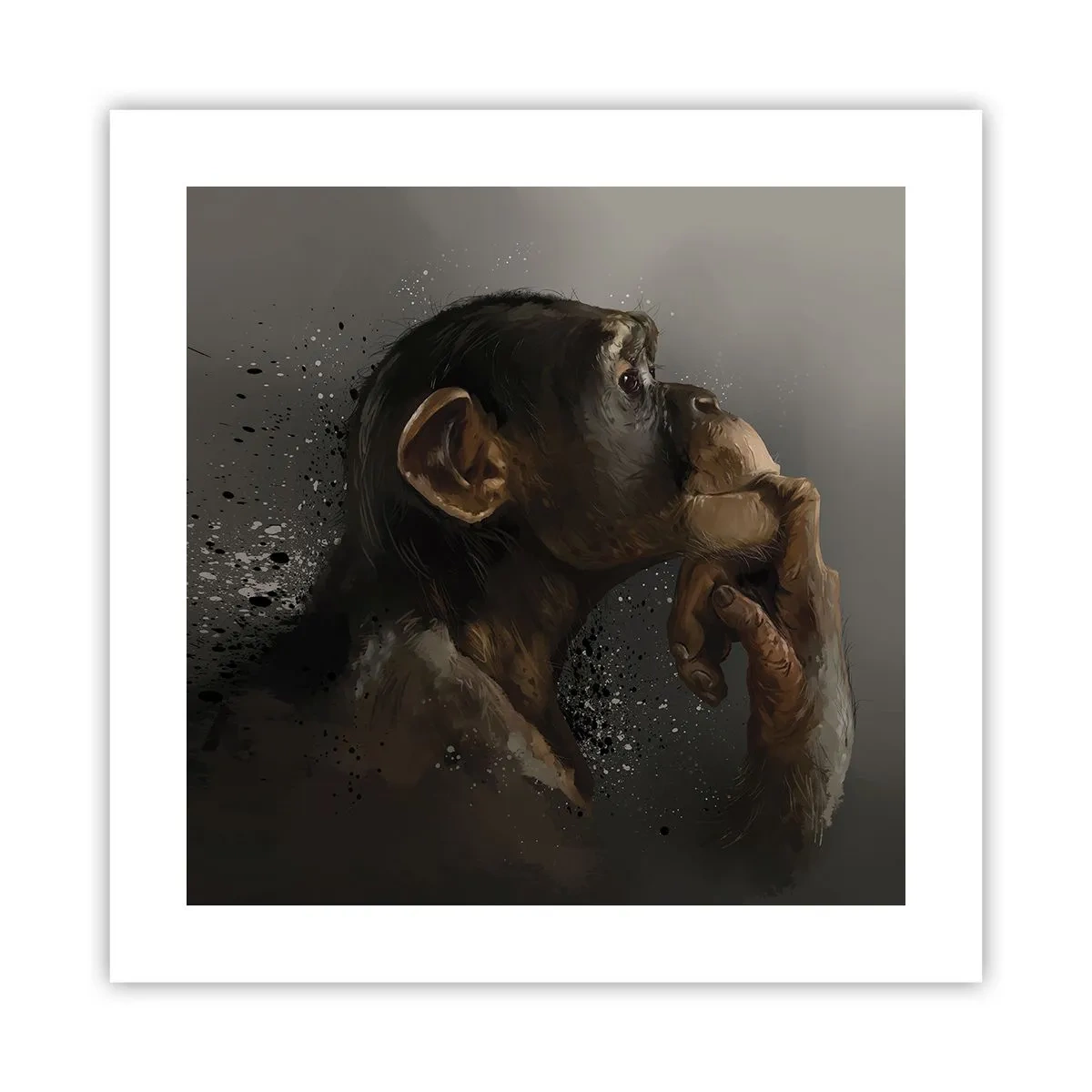 Poster - Sicuramente un pensatore - 40x40 cm