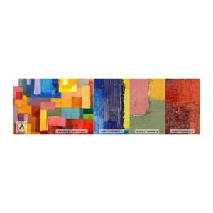 Campione di Fotomurale Premium Canvas - Ognuno diverso, tutti colorati - Astrazione, Pezzo, Modello moderno - 100x30 cm