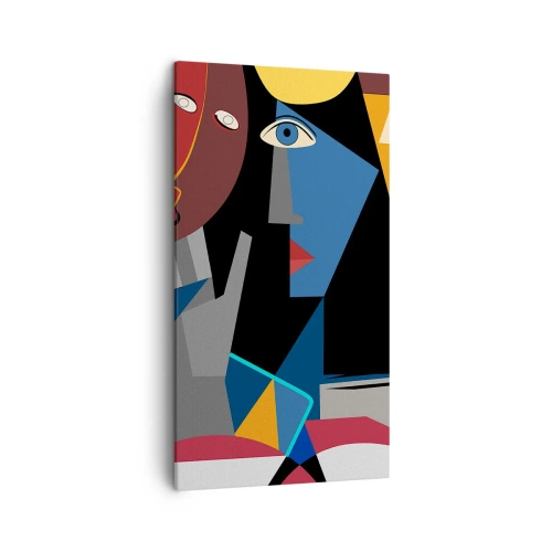 Quadro su tela - Stampe su Tela - Dialogo di cubisti - 45x80 cm