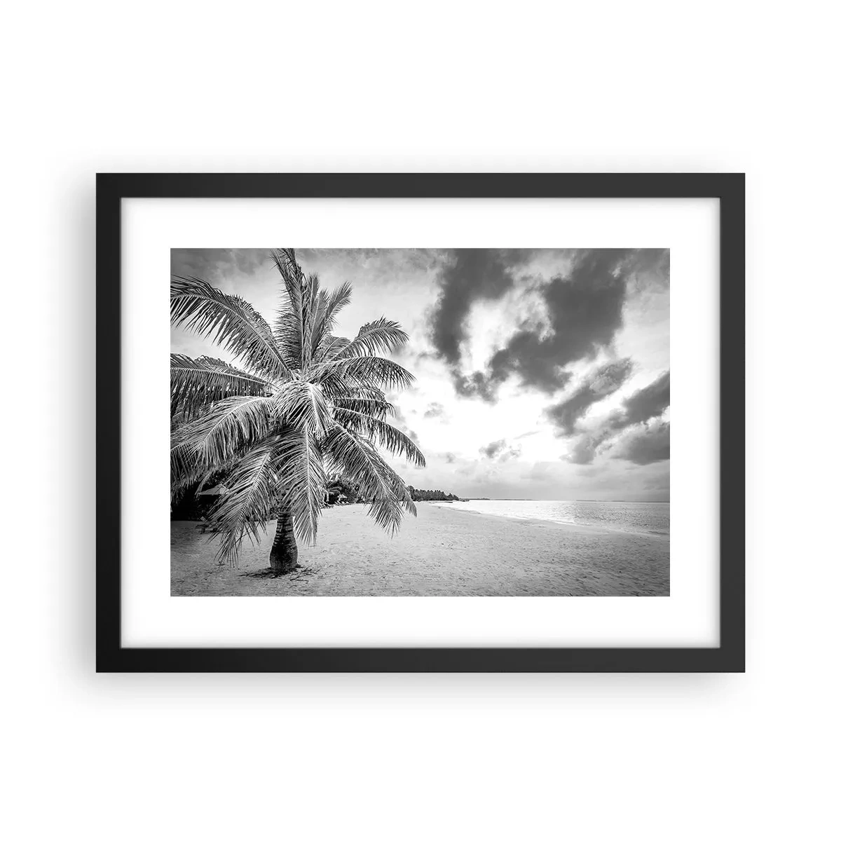 Poster in cornice nera - Quando hai nostalgia della solitudine... - 40x30 cm