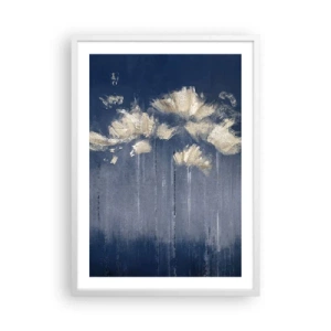 Poster in cornice bianca - Come petali al vento - 50x70 cm