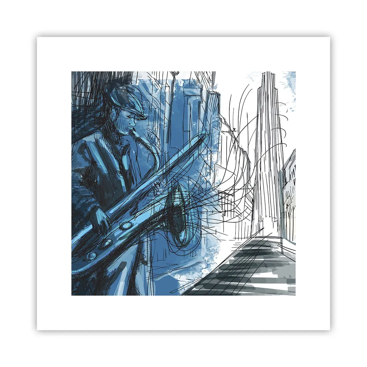 Poster - Rapsodia urbana - 30x30 cm