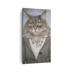 Quadro su tela - Stampe su Tela - Le pellicce sono nuovamente di moda - 45x80 cm