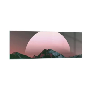 Quadro su vetro - Nella galassia accanto - 90x30 cm