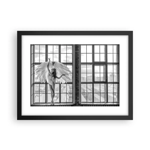 Poster in cornice nera - Città degli angeli? - 40x30 cm