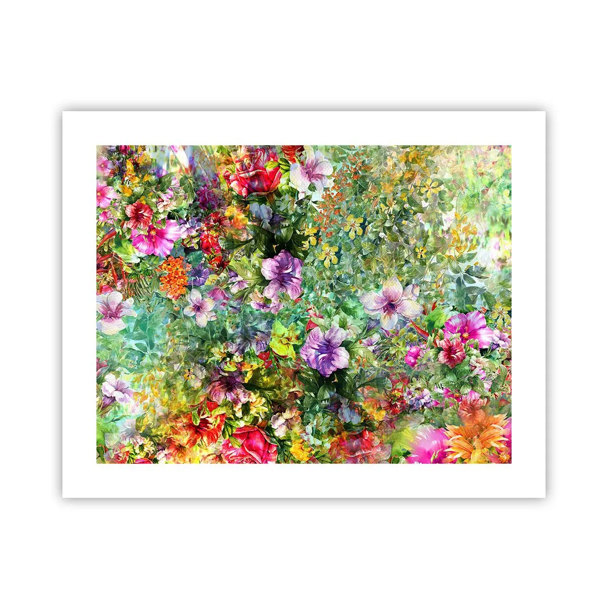 Poster - Perdersi nei fiori - 50x40 cm
