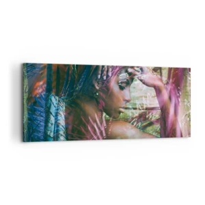 Quadro su tela - Stampe su Tela - Madre Natura nella giungla - 100x40 cm