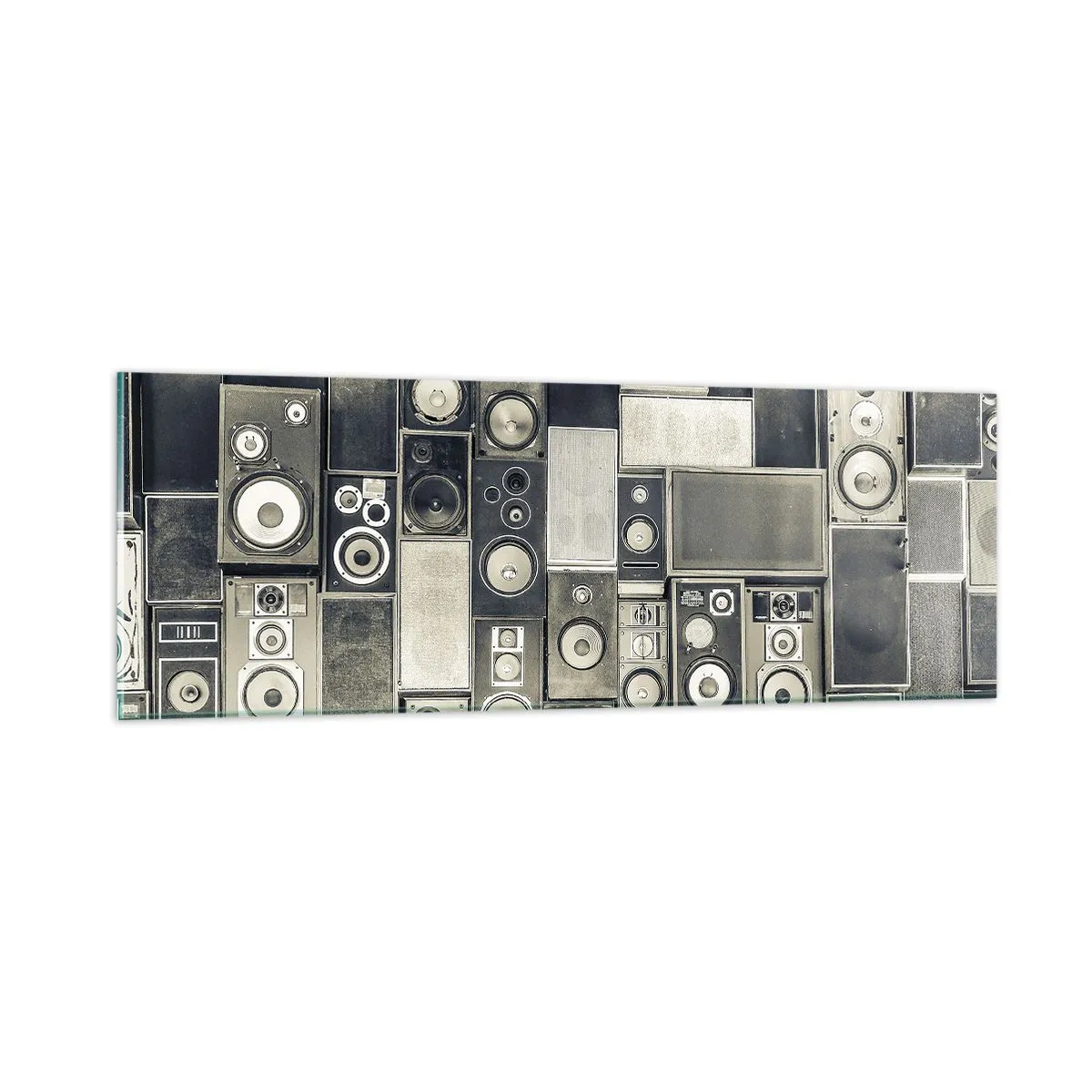 Quadro su vetro - Armonia di suoni - 90x30 cm