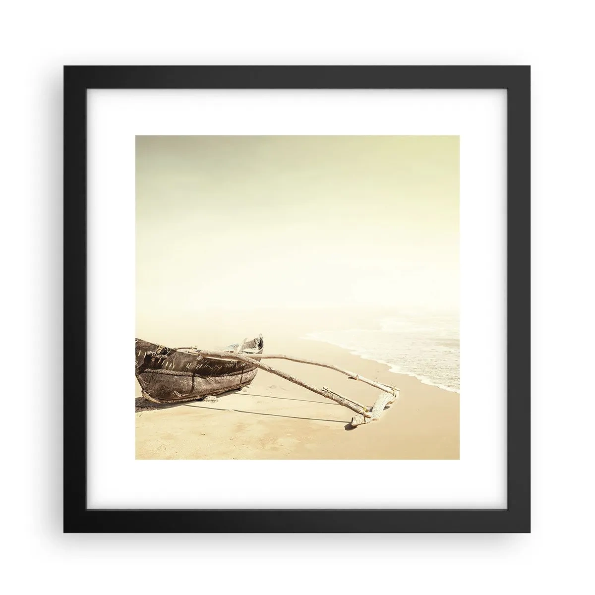 Poster in cornice nera - Ricordo dei mari del sud - 30x30 cm