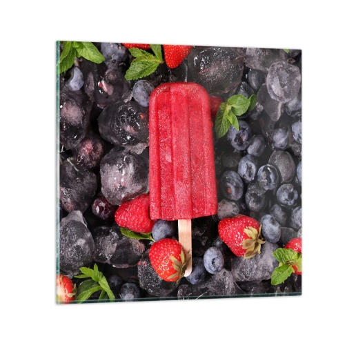Quadro su vetro - Il sapore della calda estate - 50x50 cm