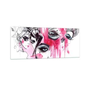 Quadro su vetro - , - 100x40 cm