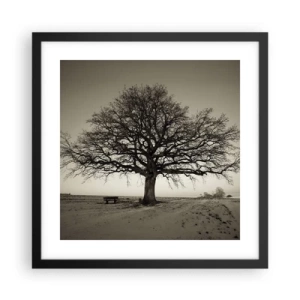 Poster in cornice nera - Da qui all'eternità - 40x40 cm