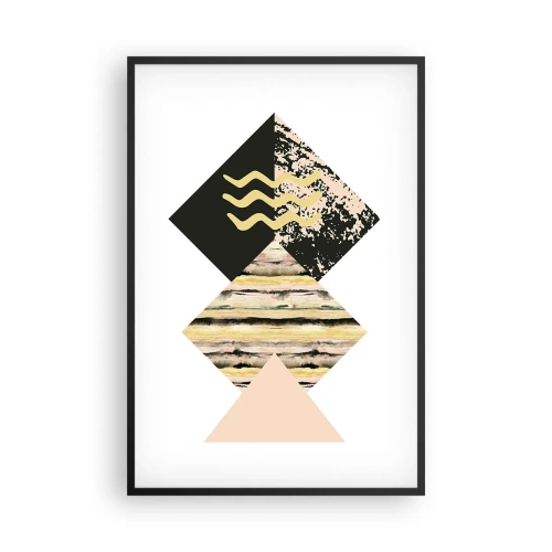Poster in cornice nera - Non è così facile - 61x91 cm