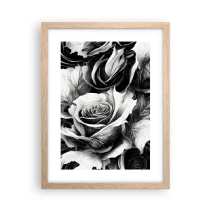 Poster in cornice rovere chiaro - Sempre regina - 30x40 cm