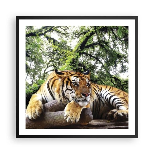 Poster in cornice nera - Con espressioni di stima - 60x60 cm