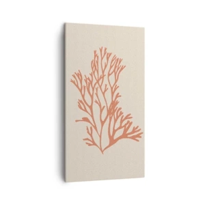 Quadro su tela - Stampe su Tela - Filigrana di corallo - 45x80 cm