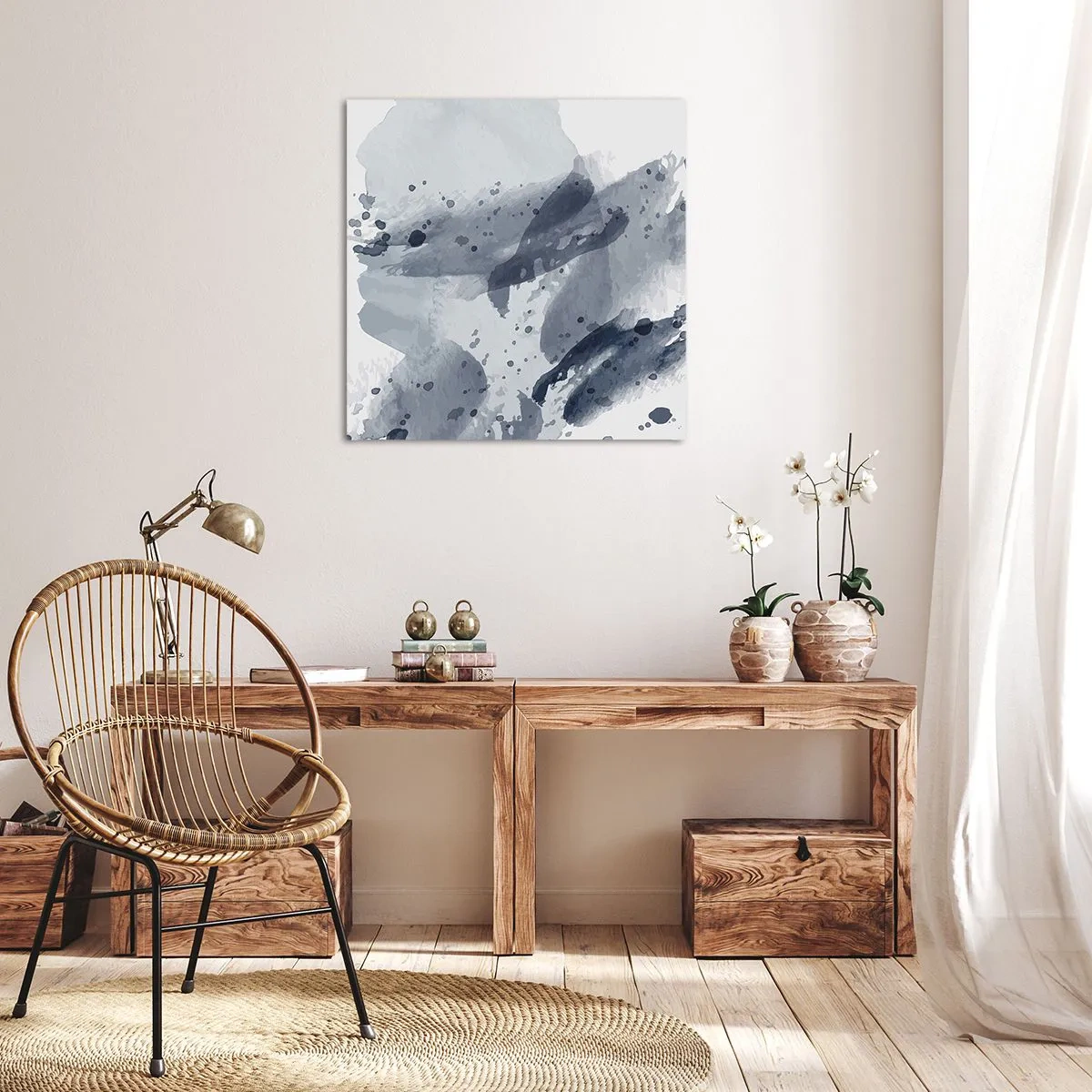 Quadro su tela - Stampe su Tela - Studio della natura dell'acqua - 70x70 cm