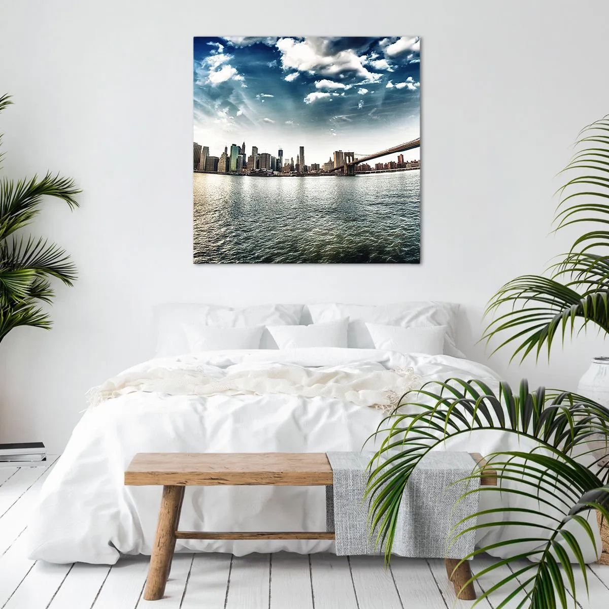 Quadro su tela - Stampe su Tela - L'isola di vetro - 70x70 cm