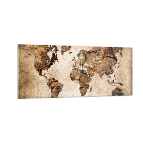 Quadro su vetro - Alla scoperta del mondo - 100x40 cm