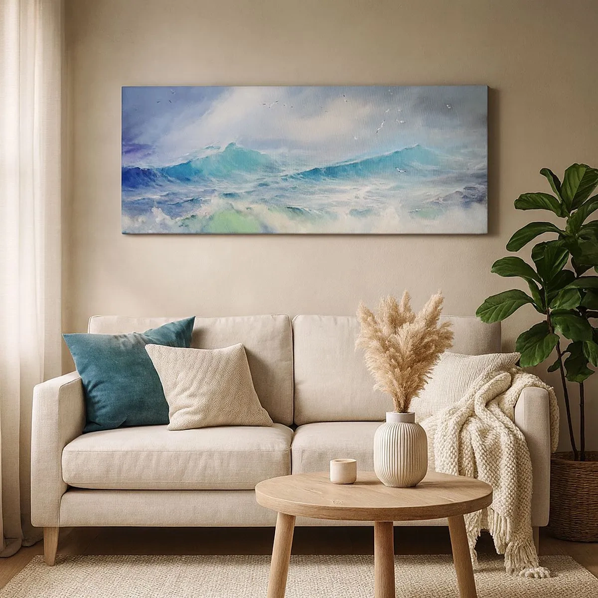 Quadro su tela - Stampe su Tela - Il turbine ululò di trionfo... - 100x40 cm