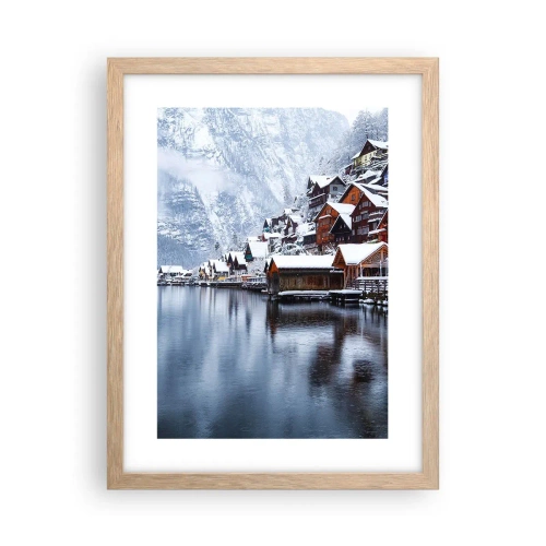 Poster in cornice rovere chiaro - Decorazione invernale - 30x40 cm