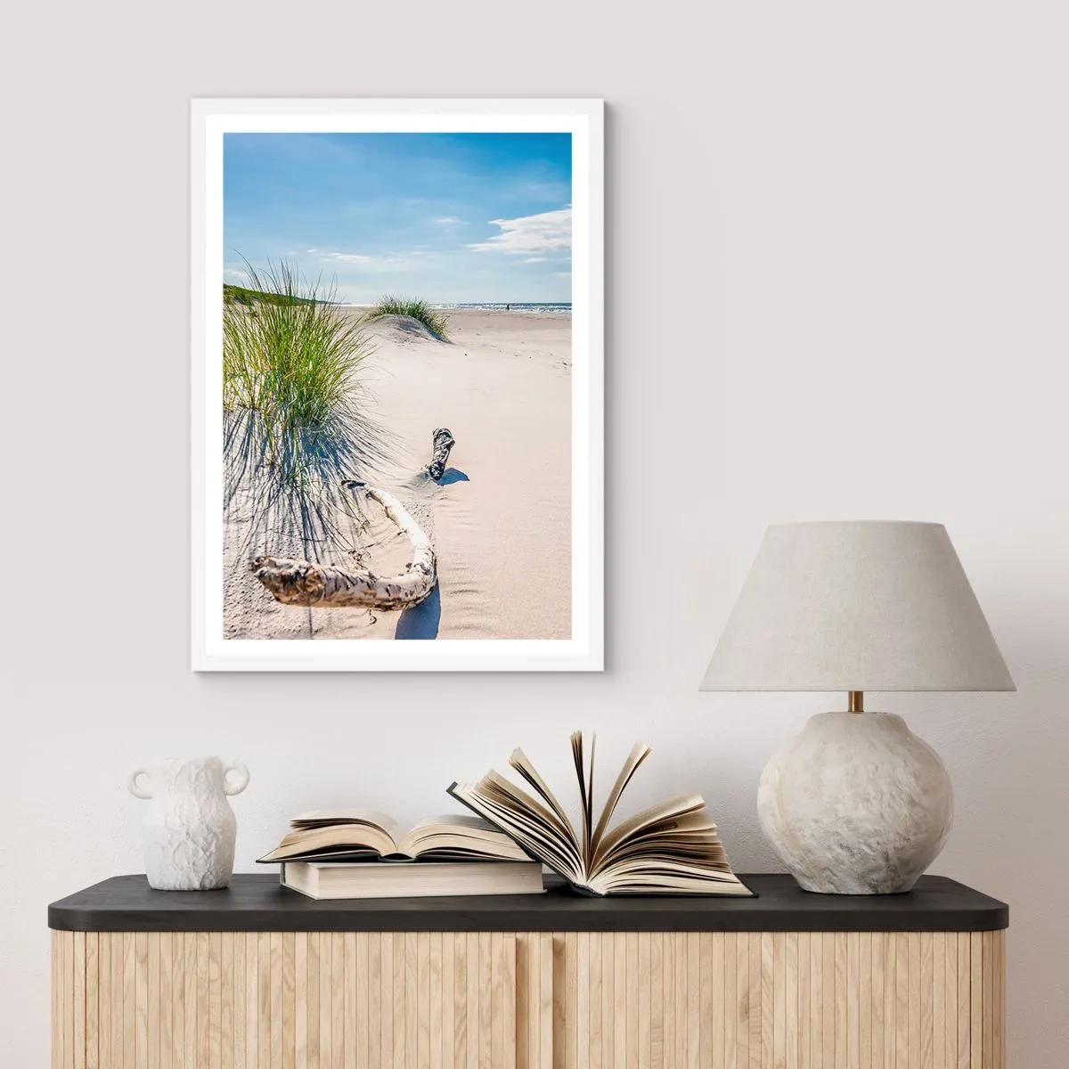 Poster in cornice bianca - La più bella? Quella del baltico - 50x70 cm