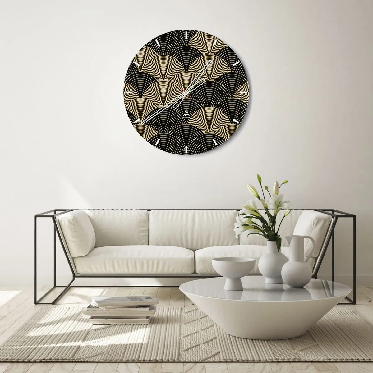 Orologio da parete - Orologio in Vetro - Unità nella molteplicità - 40x40 cm