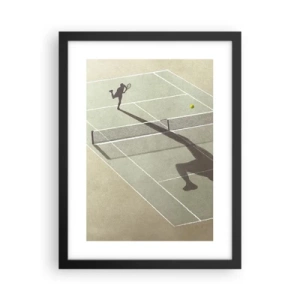 Poster in cornice nera - Sconfiggere se stesso - 30x40 cm