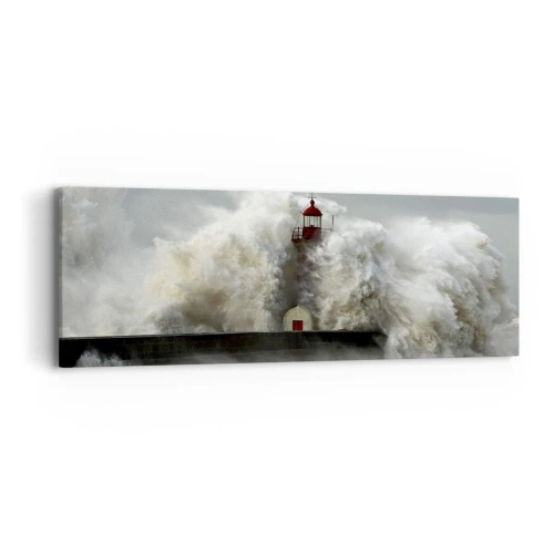Quadro su tela - Stampe su Tela - L'ira dell'oceano - 90x30 cm