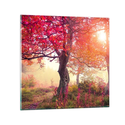 Quadro su vetro - L'esplosione della fioritura - 30x30 cm