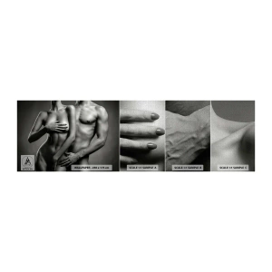 Campione di Fotomurale Premium Canvas - Adamo ed Eva - Donna, Uomo, Corpo - 100x30 cm