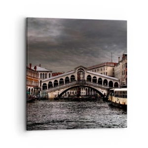 Quadro su tela - Stampe su Tela - Promessa di una sera a Venezia - 70x70 cm
