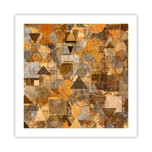 Poster - Il mondo compreso nella forma - 50x50 cm