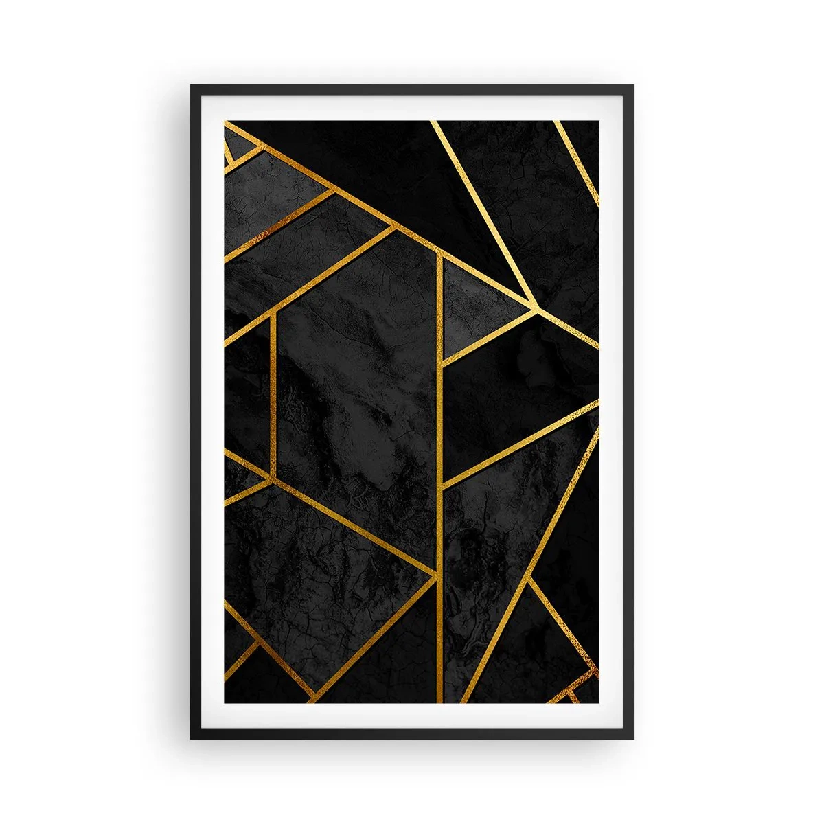 Poster in cornice nera - Oscurità e luce - 61x91 cm