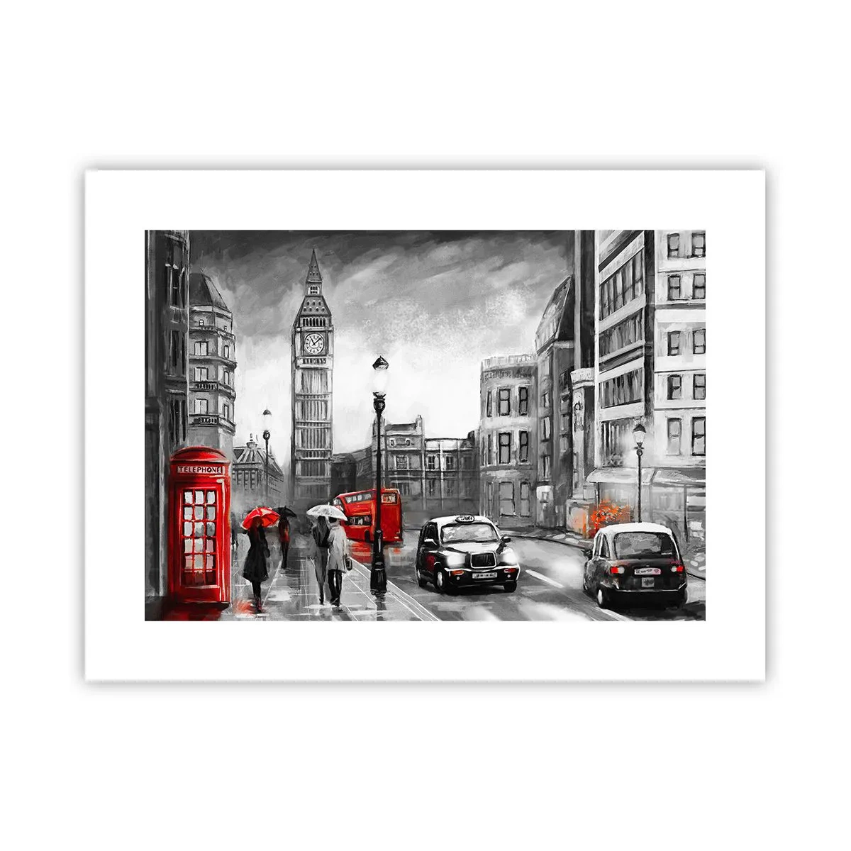 Poster - Una città per niente grigia - 40x30 cm