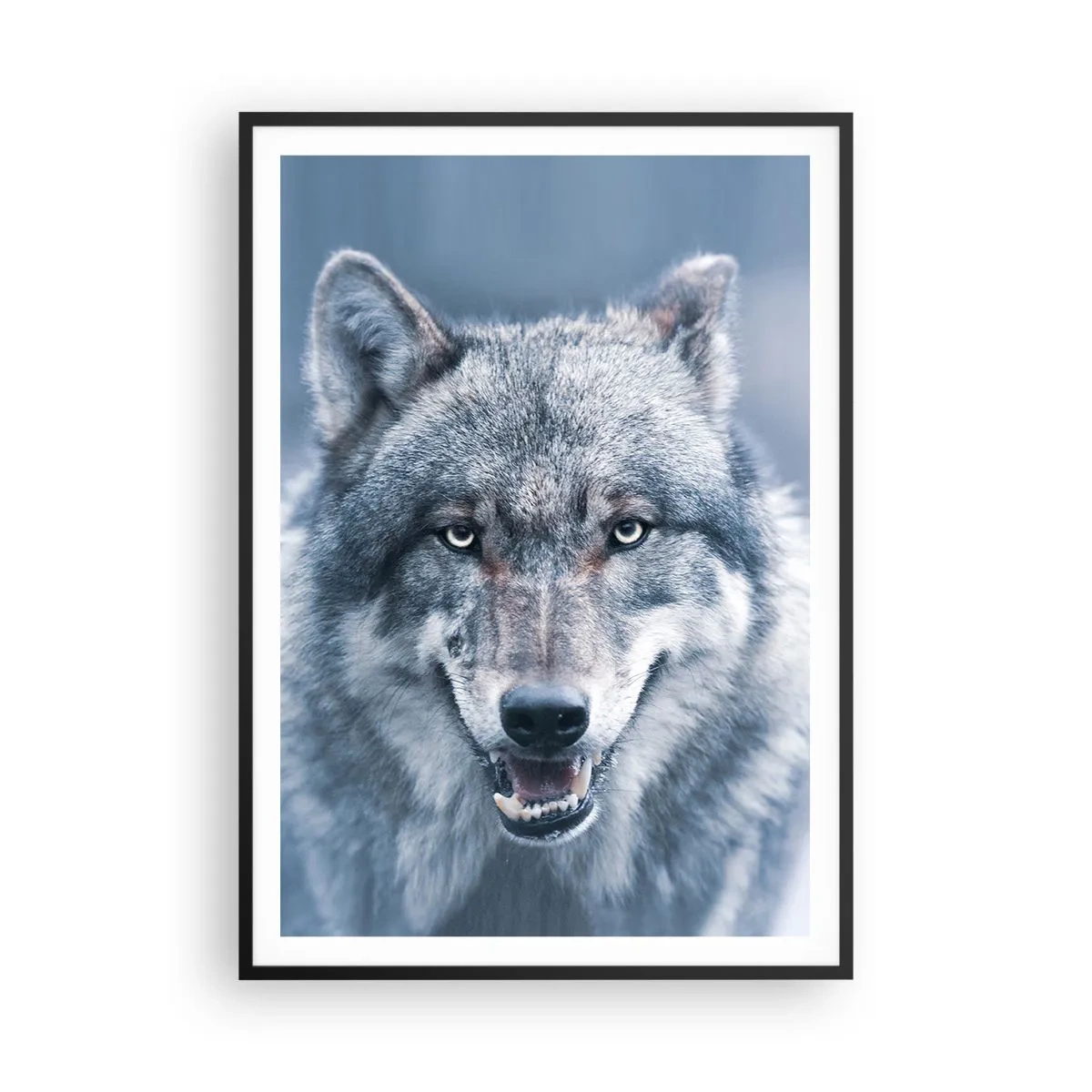 Poster in cornice nera - Accetti la sfida? - 70x100 cm