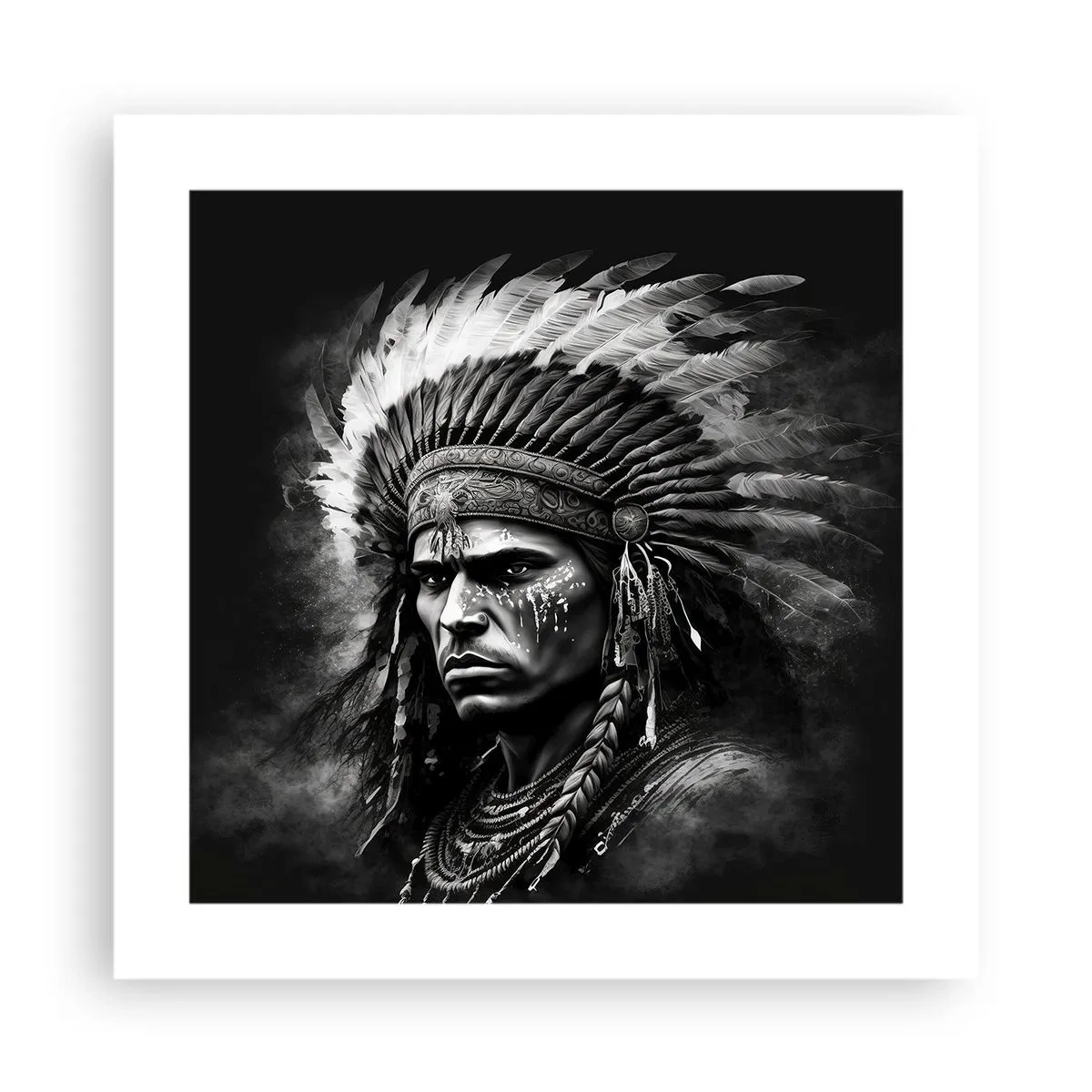 Poster - Capo e guerriero - 40x40 cm