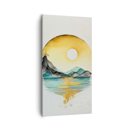 Quadro su tela - Stampe su Tela - Nel cerchio della bellezza - 55x100 cm