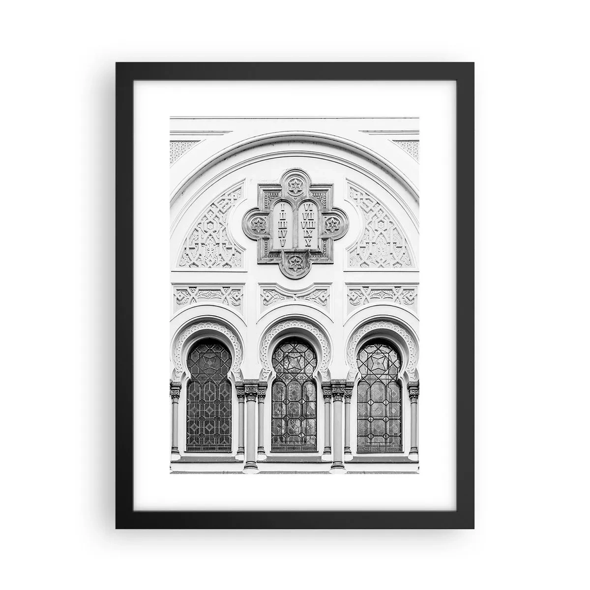 Poster in cornice nera - Al confine delle culture - 30x40 cm