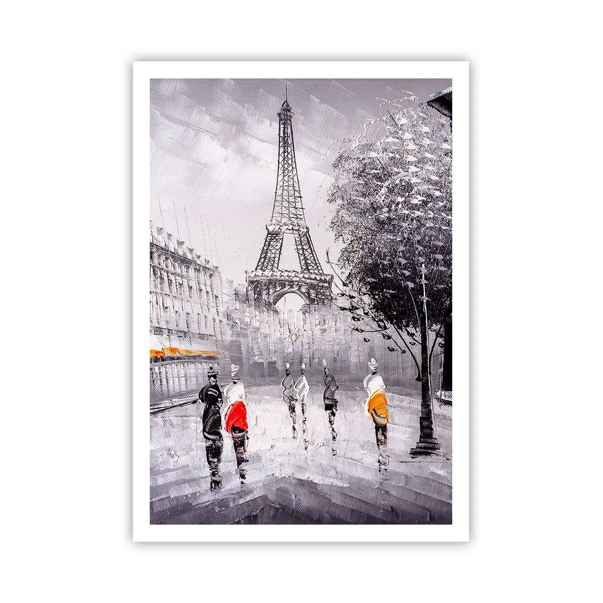 Poster - Passeggiata a Parigi - 70x100 cm