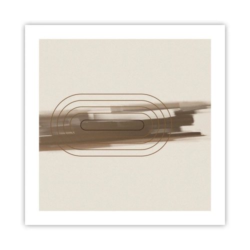 Poster - Un soffio di grigio - 50x50 cm