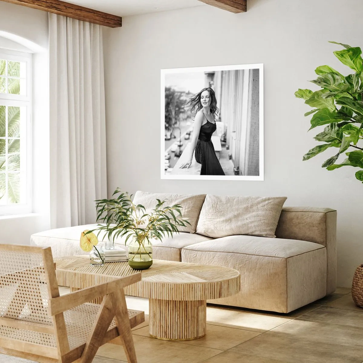 Poster - Sicuramente parigina - 60x60 cm